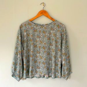 LOFT Floral Blouse